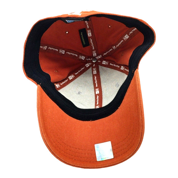 New Era Texas Longhorns Fitted Size Med - Large Cap Hat Big T Embroidered Logo - Picture 8 of 10